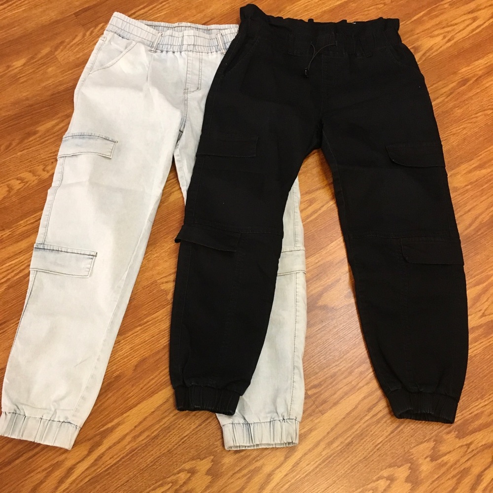 2 pairs V.I.P cargo pants size 11-12